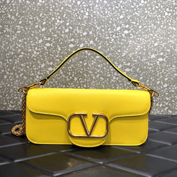 HOT SALE VALENTINO LOCÒ CALFSKIN SHOULDER BAG