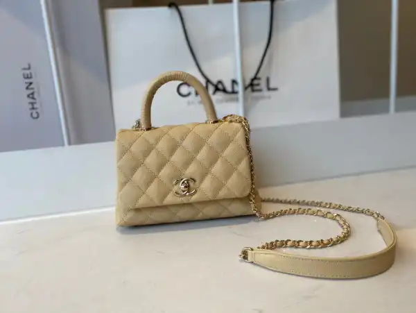 CHANEL MINI FLAP BAG WITH TOP HANDLE