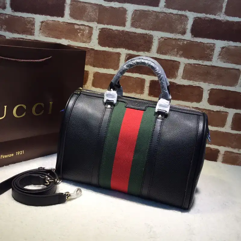 GUCCI Vintage Web Original GG boston bag