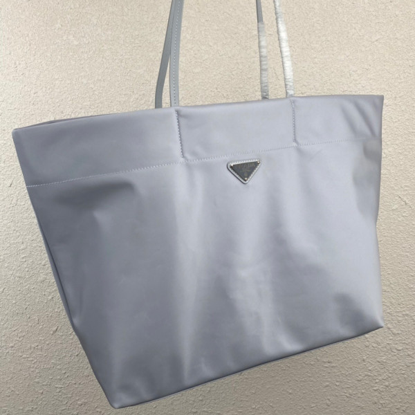 HOT SALE PRADA Re-Nylon and Saffiano leather tote bag