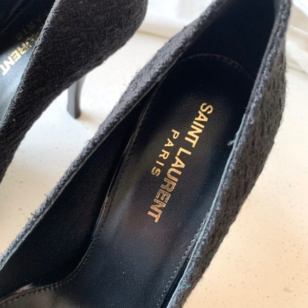 HOT SALE YSL VESPER POINTES-TOE PUMPS