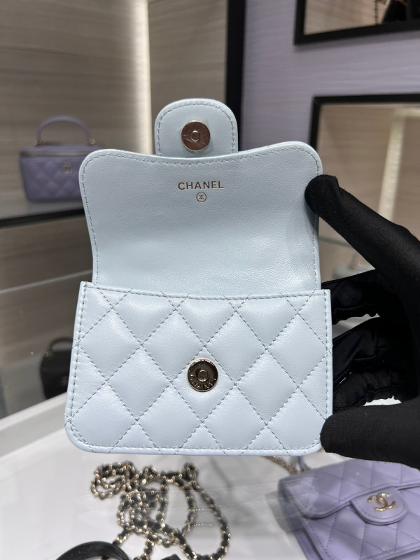 HOT SALE CL FLAP COIN PURSE WITH CHAIN