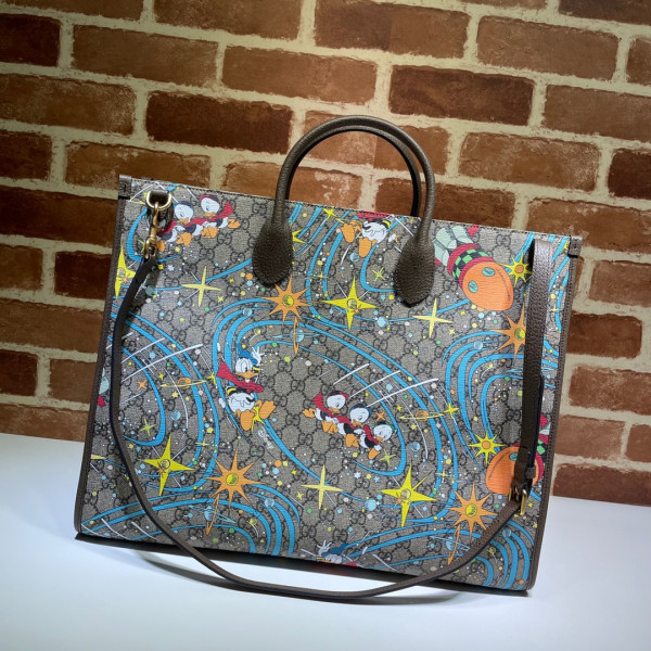 HOT SALE Disney x Gucci Donald Duck tote bag