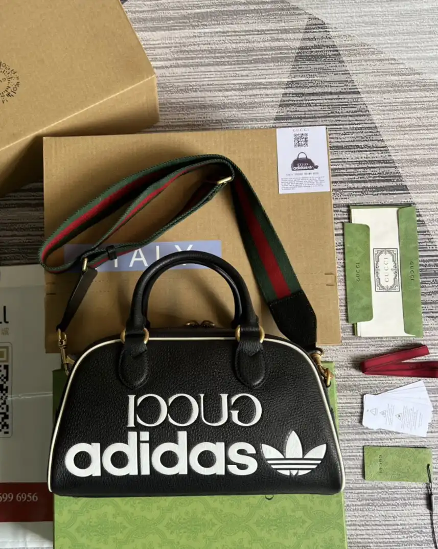 Adidas x Gucci mini duffle bag