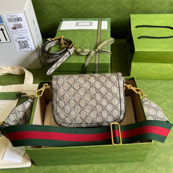 HOT SALE GUCCI X BALENCIAGA Horsebit 1955 mini bag