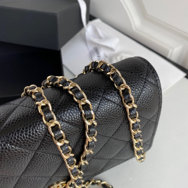 HOT SALE CL CHAIN WALLET CAVIAR NEW EDITION