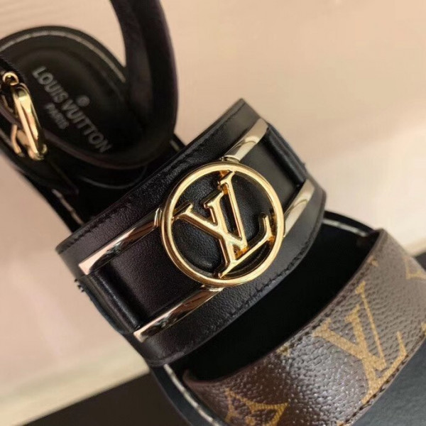 HOT SALE LOUIS VUITTON ACADEMY FLAT SANDAL