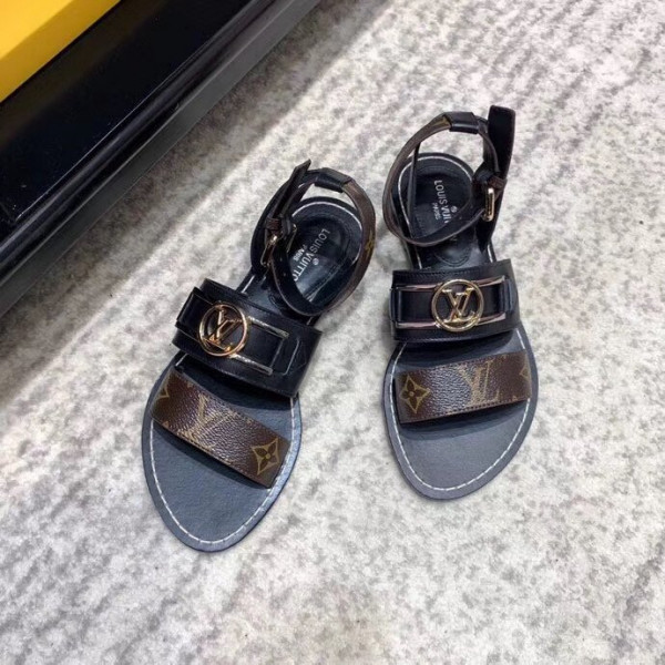 HOT SALE LOUIS VUITTON ACADEMY FLAT SANDAL