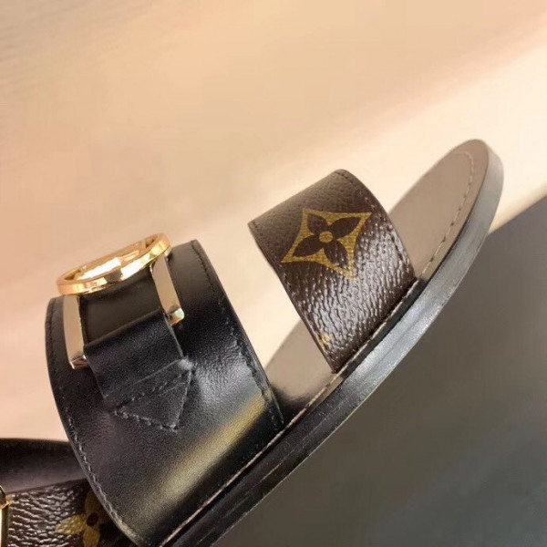 HOT SALE LOUIS VUITTON ACADEMY FLAT SANDAL