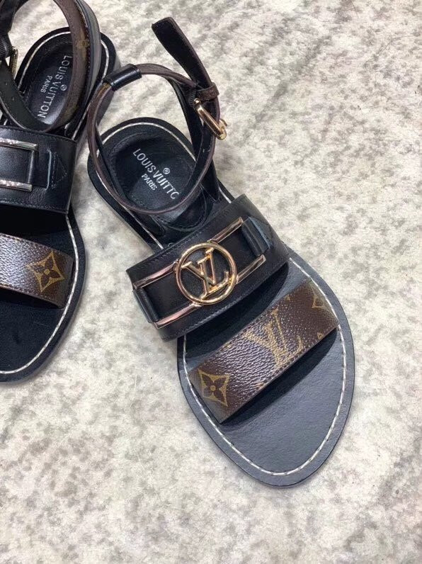 HOT SALE LOUIS VUITTON ACADEMY FLAT SANDAL