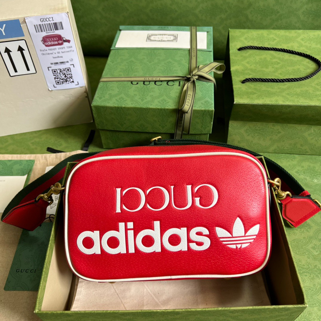 HOT SALE Adidas x Gucci small shoulder bag