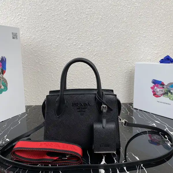 PRADA Saffiano Leather Prada Monochrome Bag