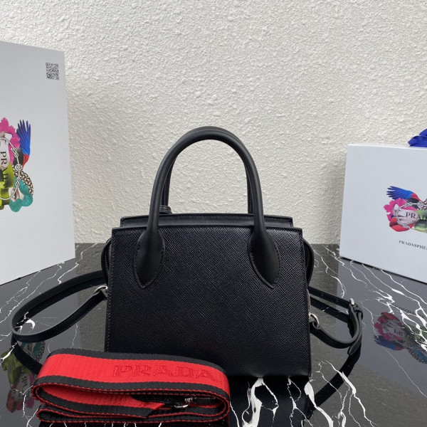 HOT SALE PRADA Saffiano Leather Prada Monochrome Bag