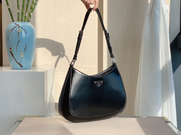 HOT SALE PRADA Cleo brushed leather shoulder bag