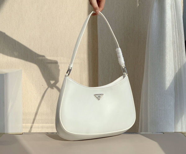 HOT SALE PRADA Cleo brushed leather shoulder bag