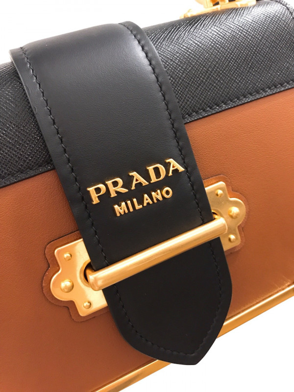 HOT SALE PRADA CAHIER LEATHER SHOULDER BAG