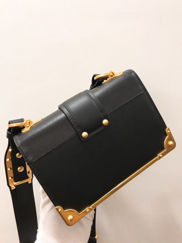 HOT SALE PRADA CAHIER LEATHER SHOULDER BAG