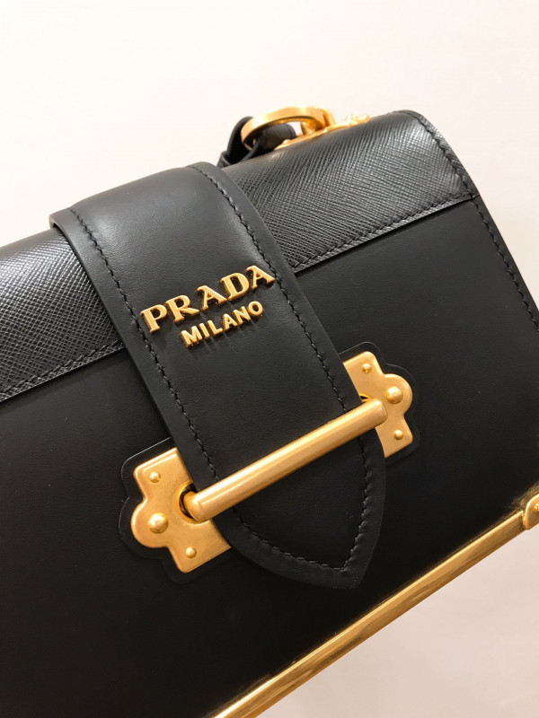 HOT SALE PRADA CAHIER LEATHER SHOULDER BAG