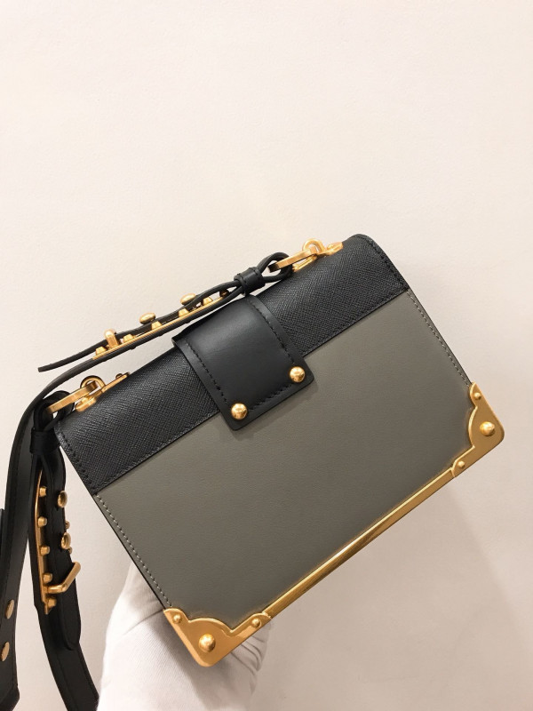 HOT SALE PRADA CAHIER LEATHER SHOULDER BAG