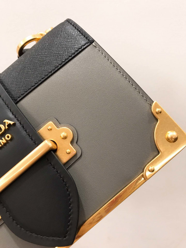 HOT SALE PRADA CAHIER LEATHER SHOULDER BAG