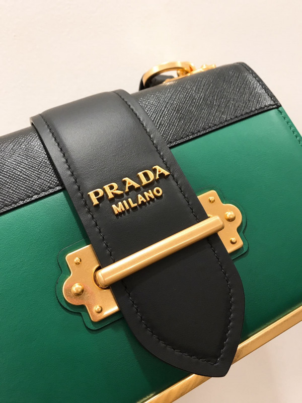 HOT SALE PRADA CAHIER LEATHER SHOULDER BAG