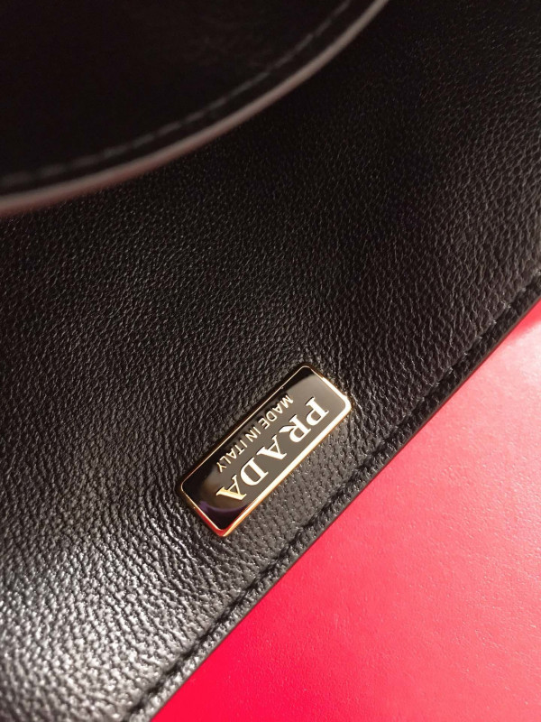 HOT SALE PRADA CAHIER LEATHER SHOULDER BAG