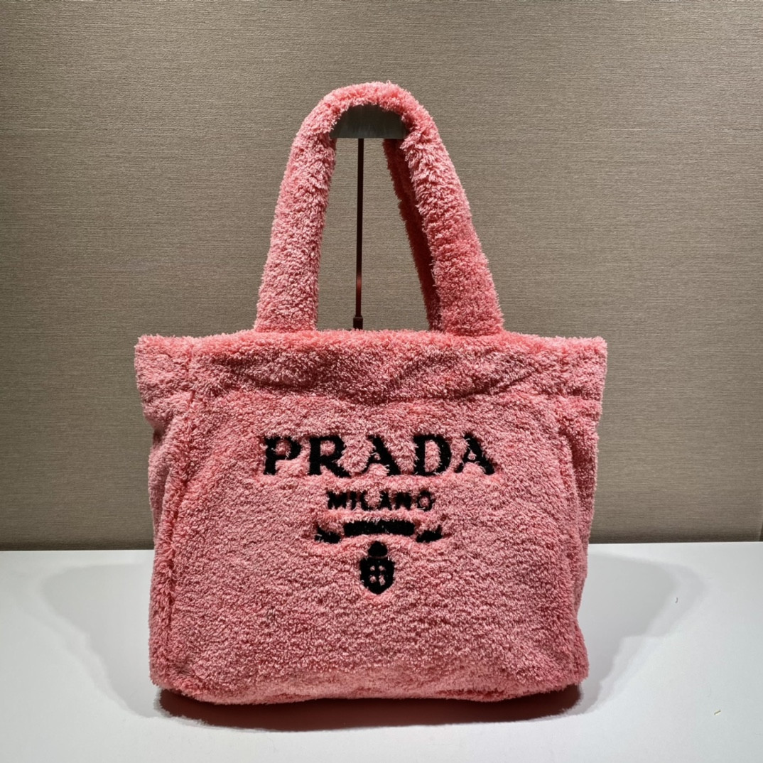 HOT SALE PRADA Terry tote bag