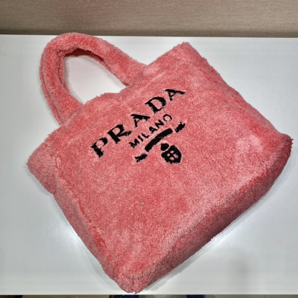 HOT SALE PRADA Terry tote bag