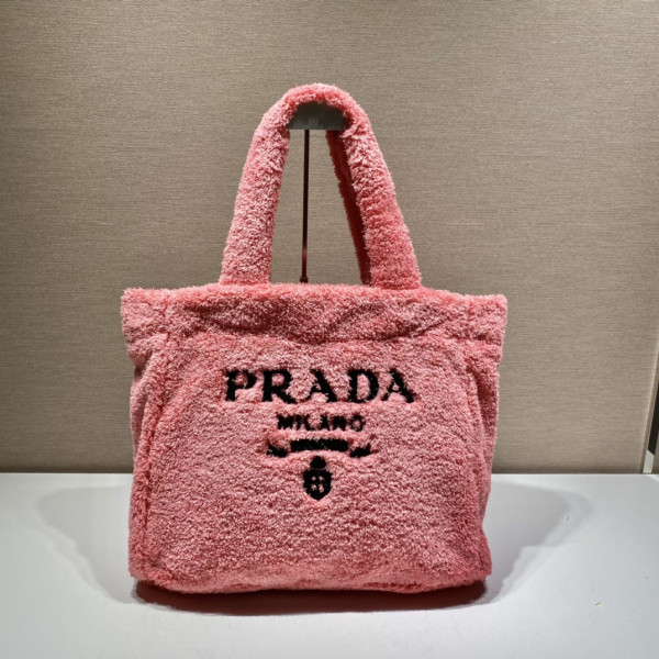 HOT SALE PRADA Terry tote bag