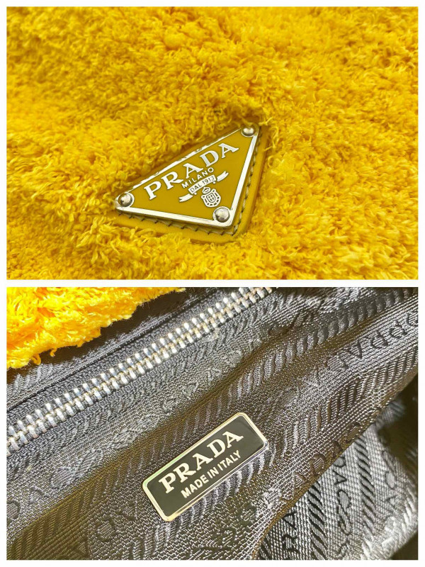 HOT SALE PRADA Terry tote bag