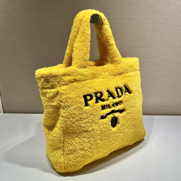 HOT SALE PRADA Terry tote bag