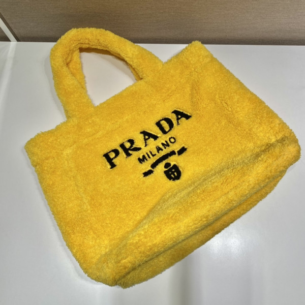 HOT SALE PRADA Terry tote bag