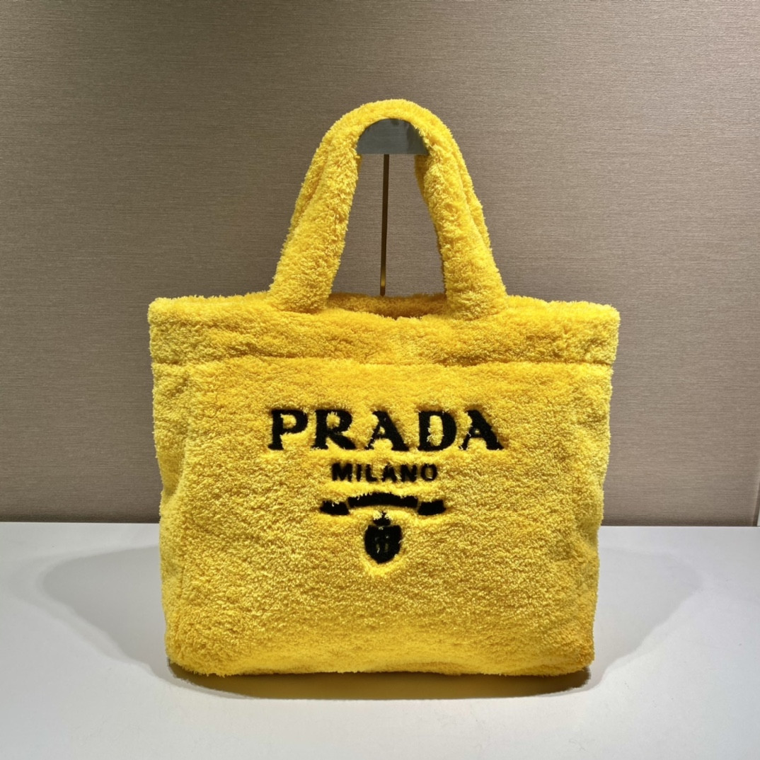 HOT SALE PRADA Terry tote bag