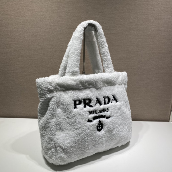 HOT SALE PRADA Terry tote bag