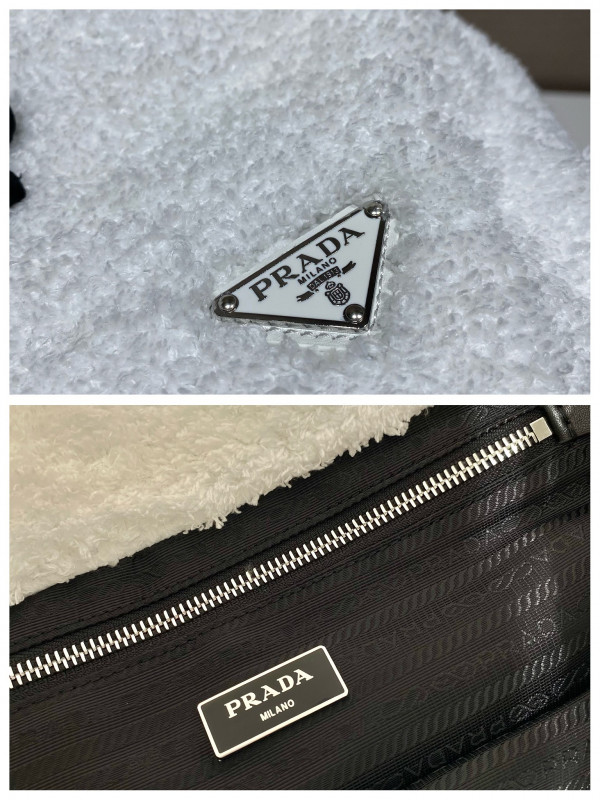 HOT SALE PRADA Terry tote bag