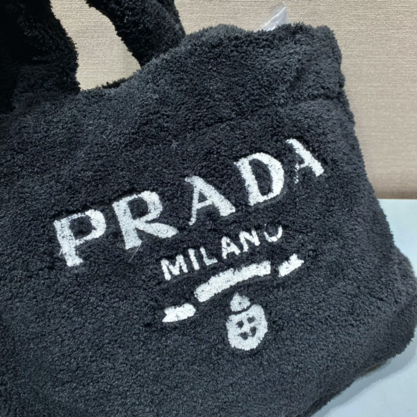 HOT SALE PRADA Terry tote bag