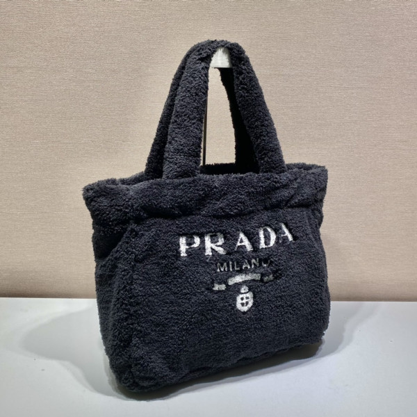 HOT SALE PRADA Terry tote bag