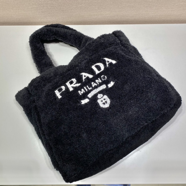 HOT SALE PRADA Terry tote bag