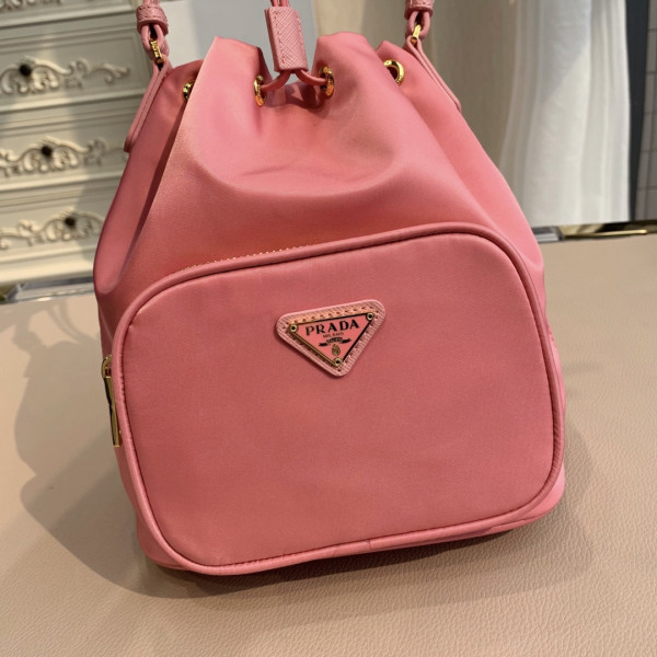 HOT SALE PRADA Duet Re-Nylon shoulder bag