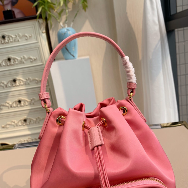 HOT SALE PRADA Duet Re-Nylon shoulder bag