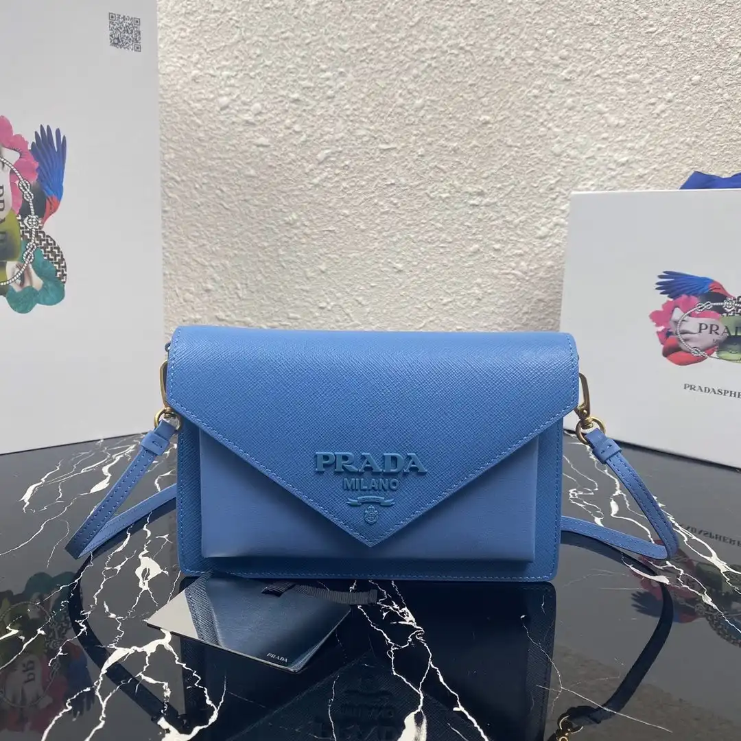 TO PRADA SAFFIANO LEATHER MINI-BAG