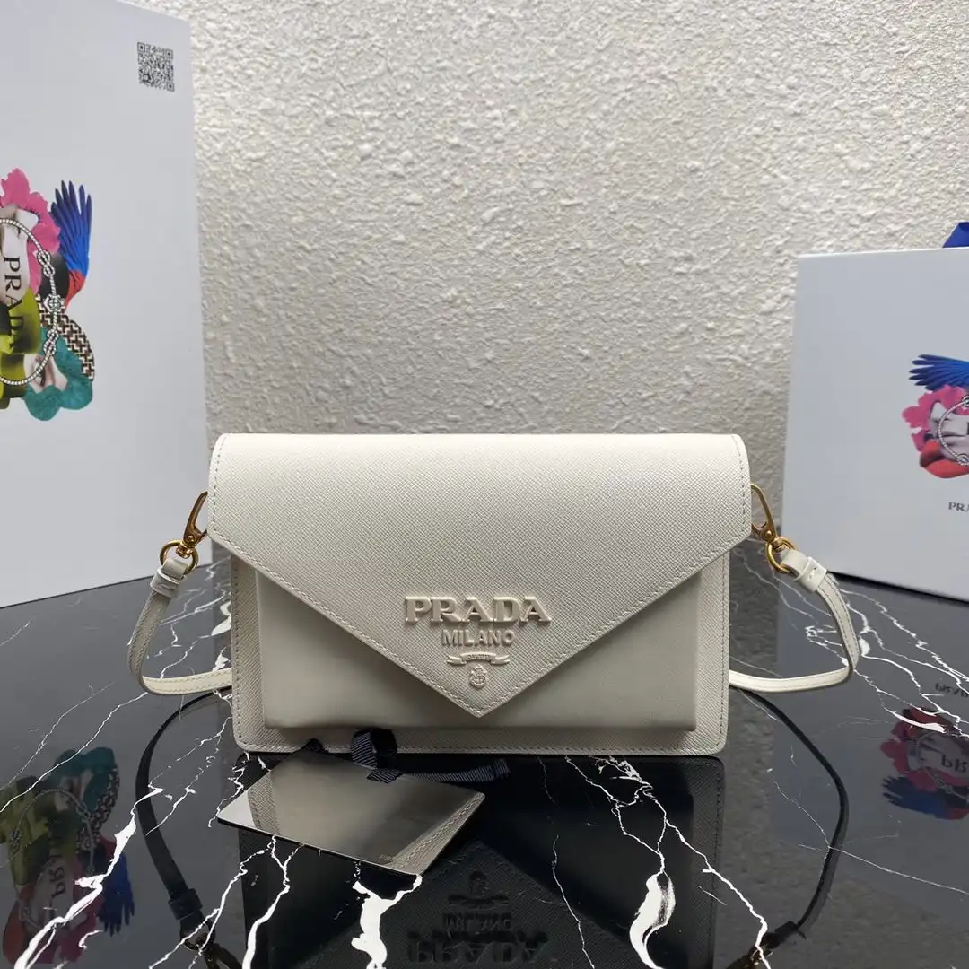 TO PRADA SAFFIANO LEATHER MINI-BAG