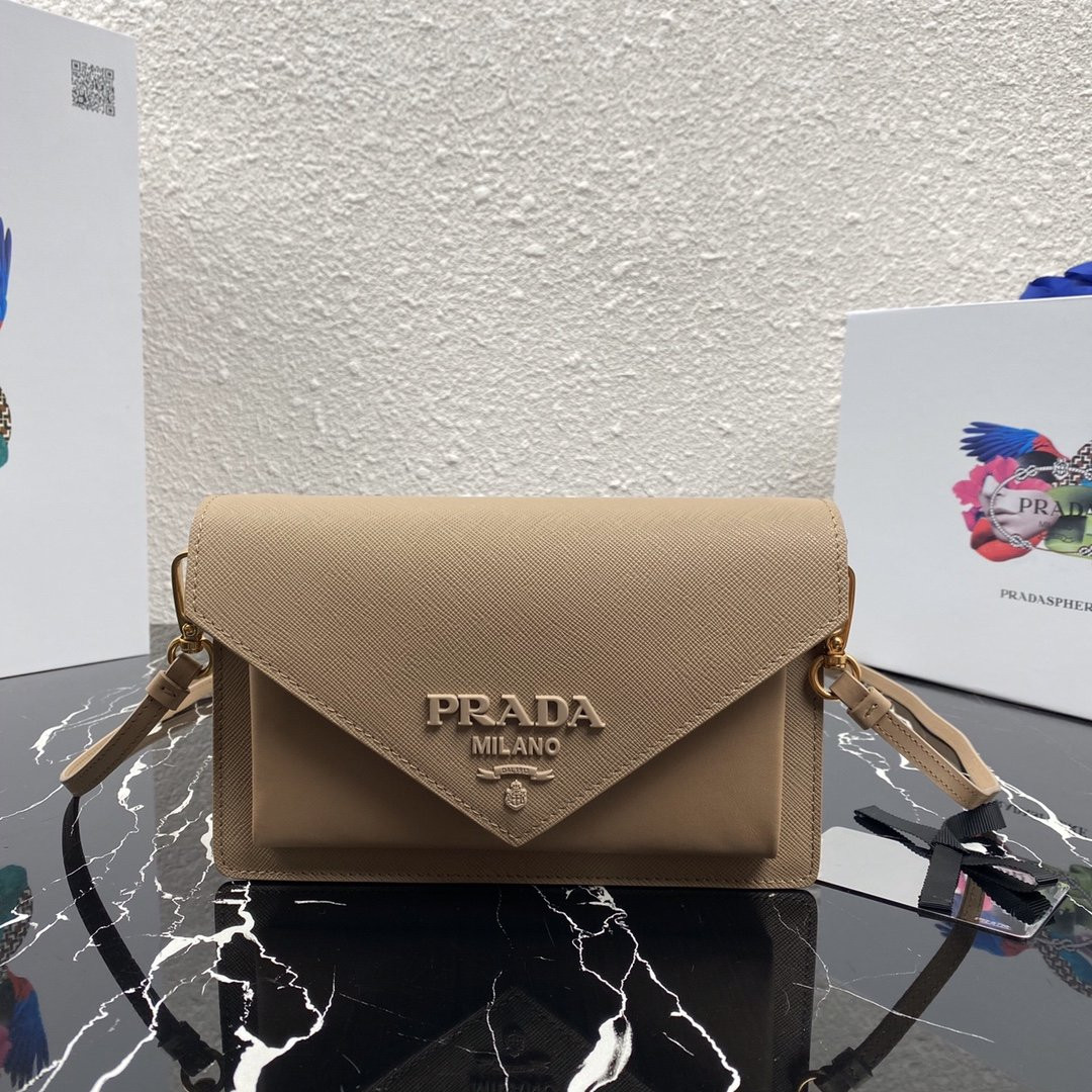 HOT SALE PRADA SAFFIANO LEATHER MINI-BAG