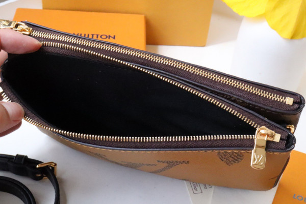 HOT SALE LOUIS VUITTON DOUBLE ZIP POCHETTE