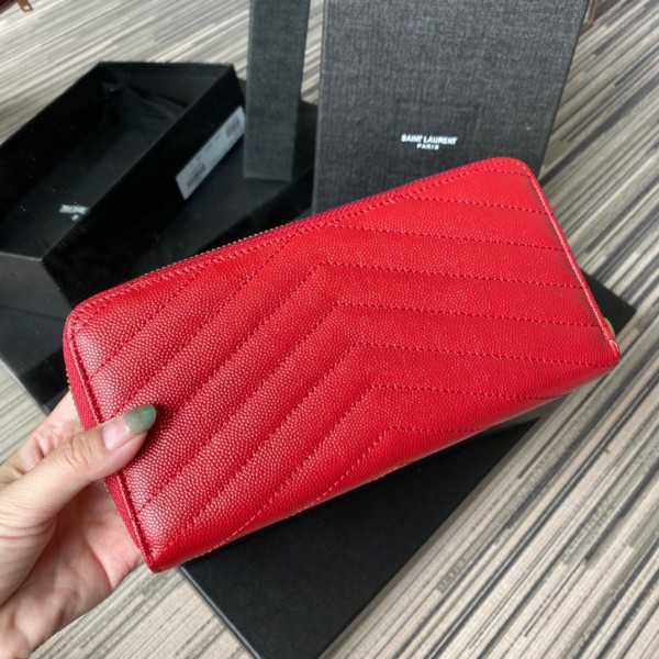 HOT SALE YSL MONOGRAM ZIPPY WALLET