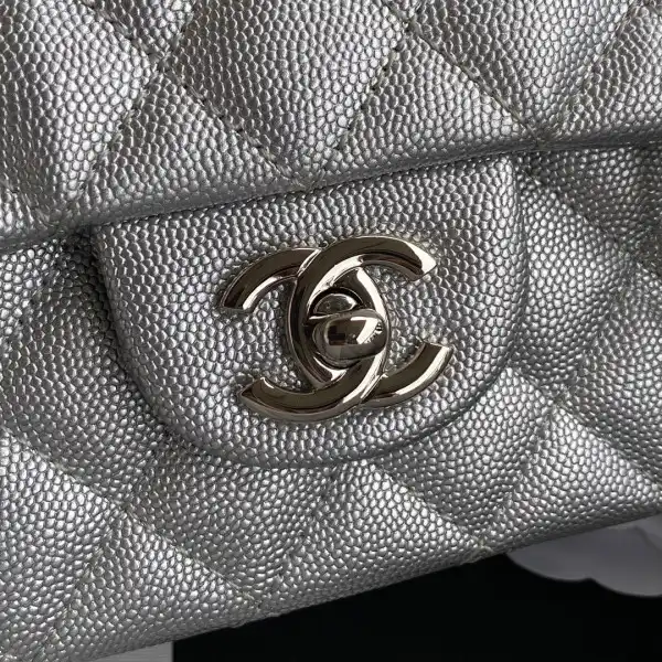 CHANEL MINI FLAP BAG WITH TOP HANDLE