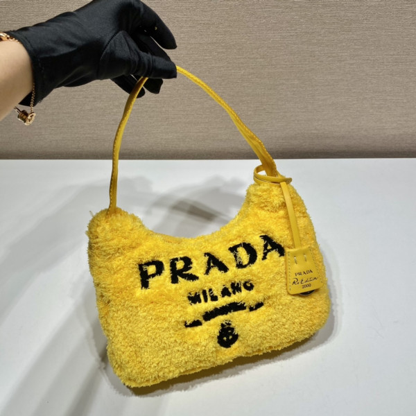 HOT SALE PRADA Re-Edition 2000 terry mini-bag