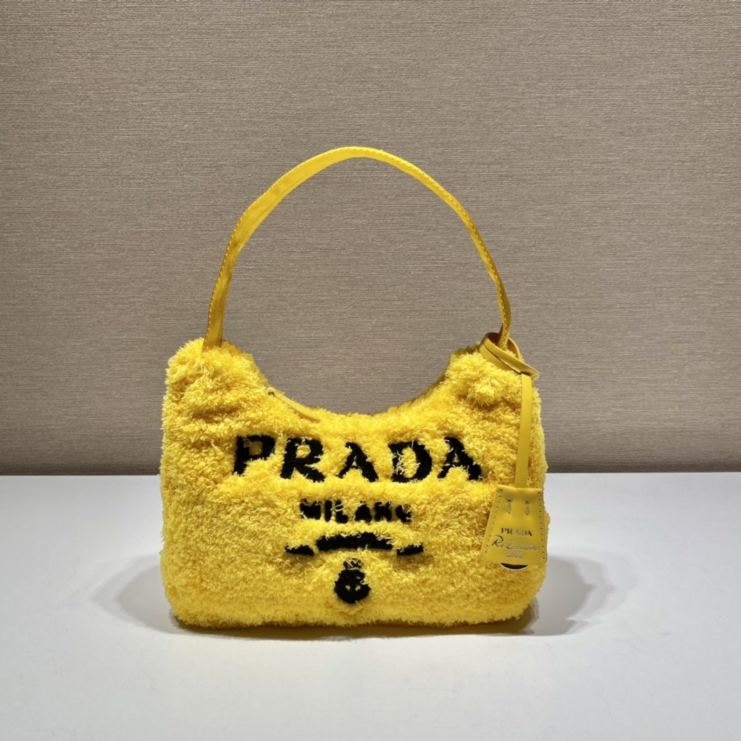 HOT SALE PRADA Re-Edition 2000 terry mini-bag