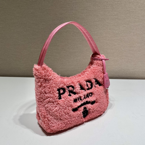 HOT SALE PRADA Re-Edition 2000 terry mini-bag