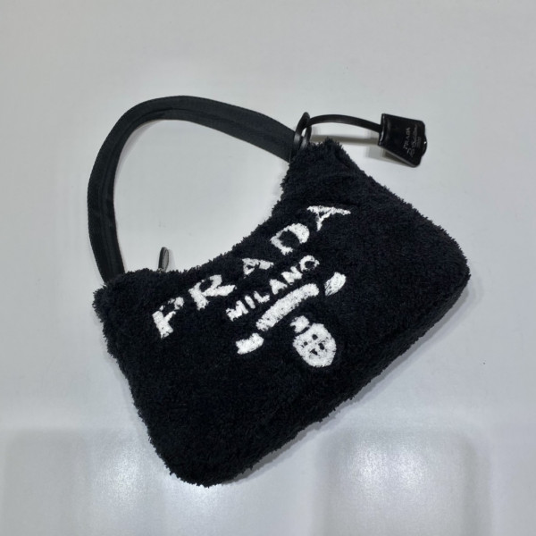 HOT SALE PRADA Re-Edition 2000 terry mini-bag